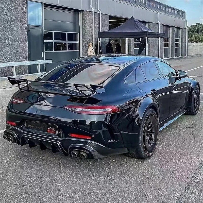 Carbon Fiber Car Bumpers Rear Trunk Winglet Wing G900 Compatible with  GT50 GT53 GT43 GT63 4 Doors